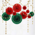 Decor365 Ugly Sweater Christmas Party Decorations Red Green Gold Star Garlands Christmas Hanging Fans Xmas Banner Home Classroom Office Decoration Holiday Phogobooth Backdrop Decor