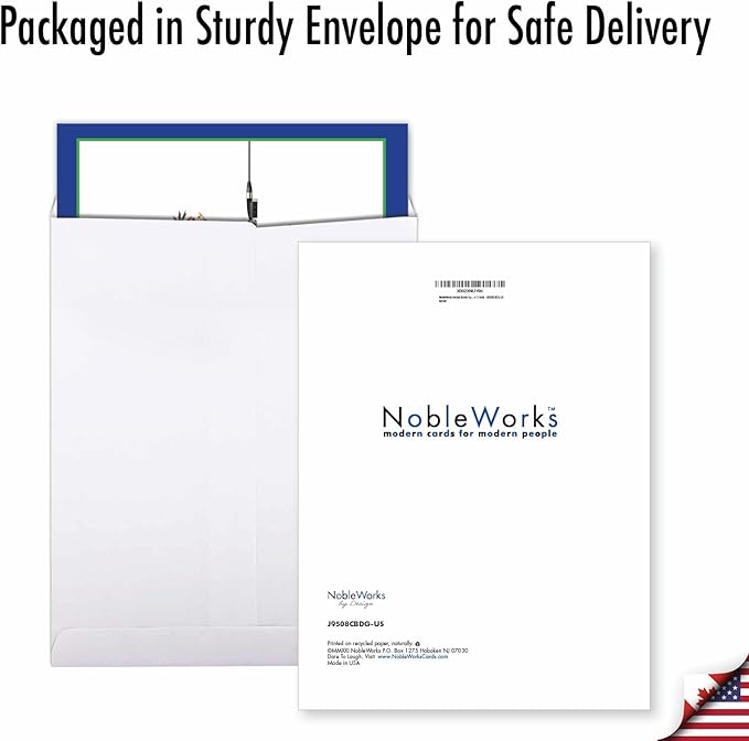 NobleWorks - Hilarious Happy Birthday Card with Envelope (8.5 x 11 Inch) - Funny Animal Greeting Card From All Of Us - Animal Bands - Gang J9508CBDG-US