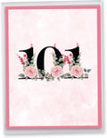 NobleWorks Oversize 101th Milestone Birthday Greeting Card 8.5 x 11 Inch with Envelope (1 Pack) Oversize Jumbo Floral Age 101 J8267MBG