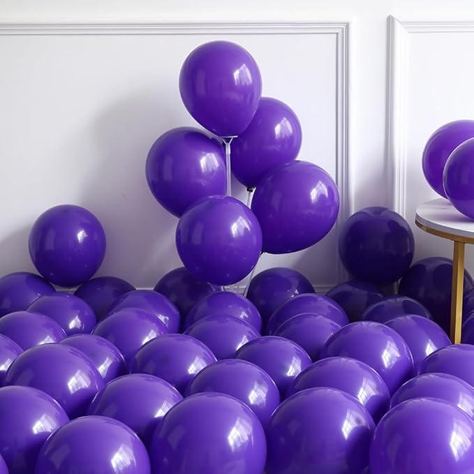 Purple Black White Balloon Arch Kit 154Pcs with Gold Confetti Balloon for Orange and Black Birthday Party Decorations Graduation Party Birthday Party