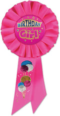 Beistle Birthday Girl Rosette