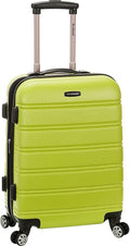 Rockland Melbourne Hardside Expandable Spinner Wheel Luggage, Carry-On 20", Lime