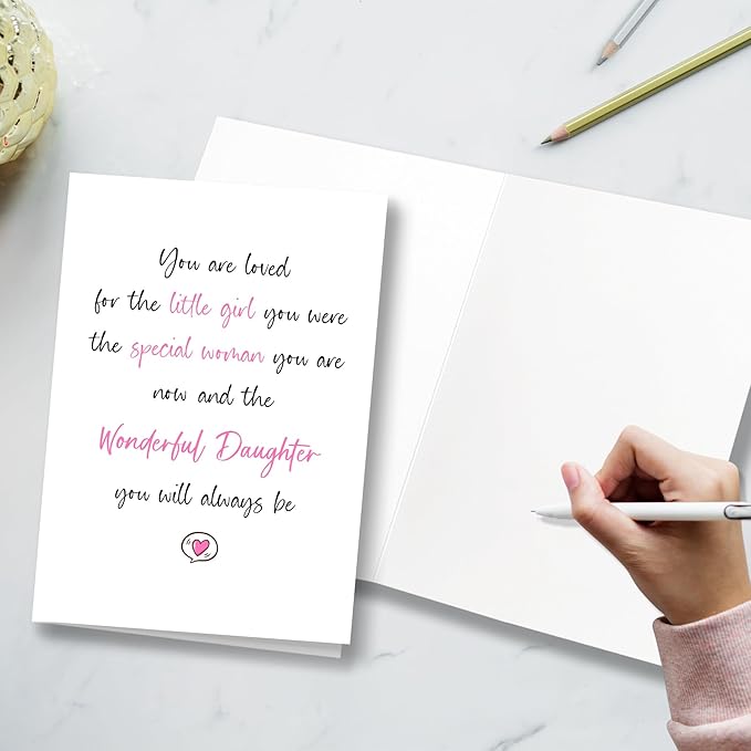 Funny Birthday Card For Daughter, Special Birthday Card For Daughter, You Will Always Be a Wonderful Daughters, Happy Birthday Card