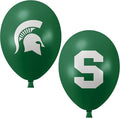 Michigan State Spartans Balloons 10 Pack 11" Official Licensed Logos, Helium Quality Latex Balloons, Perfect for College Football Team Celebration, Decorated Front and Back by Westrick