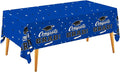 Gatherfun Graduation Decorations 2026, Gongrats Grad Tablecover for Graduation Party Supplies, 3 pcs Class Blue Table Cloths, 54"x108"