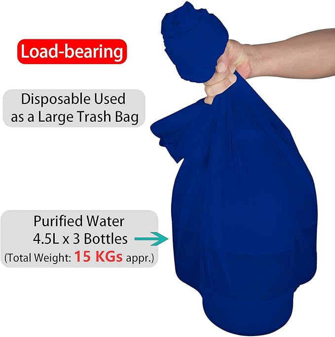 Royal Blue Plastic Tablecloths 2 Pack Disposable Table Covers 84 Inches Circle Shower Party Tablecovers PEVA Vinyl Dark Table Cloths for Parties Birthdays Weddings Banquet's 6 ft Round Table Use