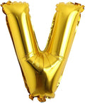 40 inch Letter Balloons Gold Alphabet Number Balloons Foil Mylar Party Wedding Bachelorette Birthday Bridal Shower Graduation Anniversary Celebration Decoration can fly with helium (40 INCH Gold V)
