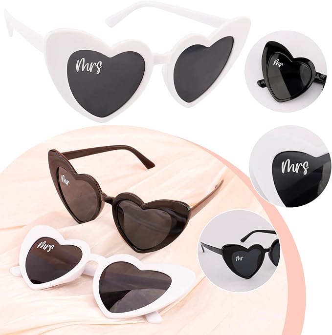 Engagement Party Decorations Future Mrs And Lucky Mr Sunglasses And Sash for Engagement Decorations Just Engaged Wedding Party Accessories Mr and Mrs Sign Gift