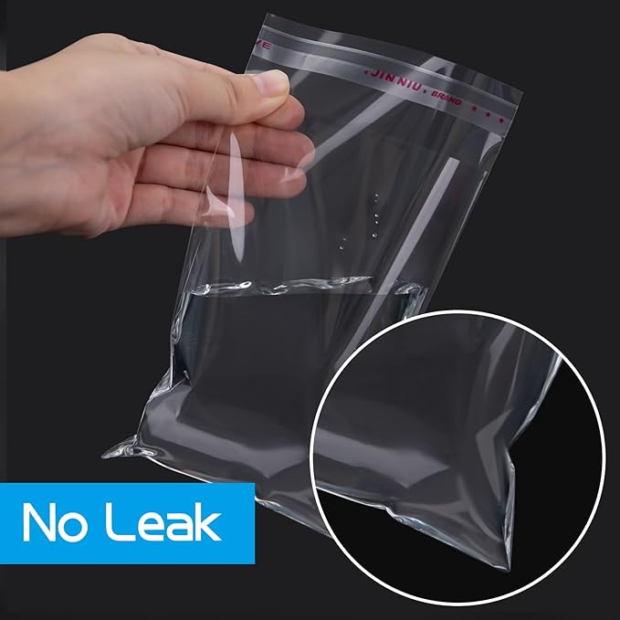 4x6 Inch 100Pcs Cookie Bags, Clear Self Sealing Cellophane Bags for Packaging, Candy and Products