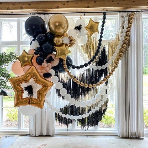 White and Gold Quick Link Balloons, 100PCS 10 Inch Small Baby Pink Linking Balloons for Making Balloon Wall Heart Arch Tails Balloon for Girls Wedding Birthday Baby Shower Engagement Party Decorations