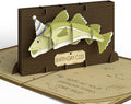 Lovepop Happy Birthday Pop-Up Card for Her and Him- 3D Humor Birthday Greeting Cards for Boys, Girls, Men, Women - Birthday Cod - 5" x 7" Cod Fish Mount Card - Blank Note Card & Envelope Included