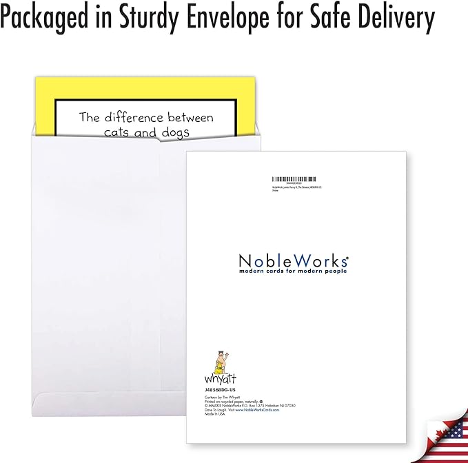 NobleWorks Jumbo Funny Birthday Paper Card From Us 8.5 x 11 Inch with Envelope (1 Pack) Large Jumbo Bday Hold The Elevator J4856BDG-US