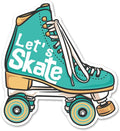 Roller Skating Party Invitations with Envelopes, 20 Set Roller Skate Shaped Invitations Birthday Baby Shower Party Invites Supplies Favors, Double-Sided, Green