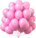 PartyWoo Pink Balloons 101pcs 12 Inch Matte Pink Balloon Arch Kit for Girl Baby Shower Gender Reveal Wedding Bachelorette Engagement Birthday Princess Butterfly Themed Party Decorations Pink-Y11