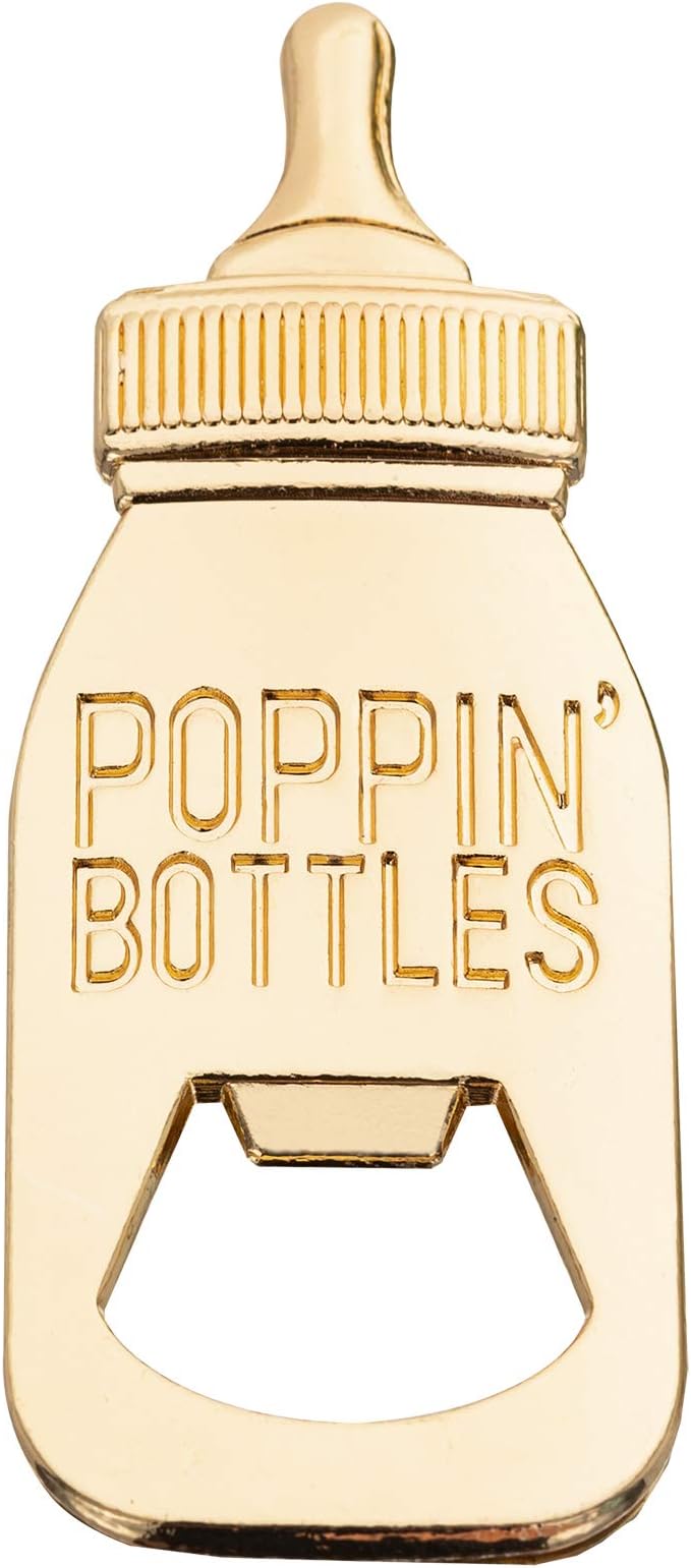 24 Packs Poppin Bottle Opener for Baby Shower Favors,Gifts,Decorations and Souvenirs for Guests