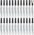 Lovecheer 24/60PCS Fringed Foil Party Noisemakers Metallic Fringed Party Blowers for Adults Birthday Wedding New Year Christmas Blowouts