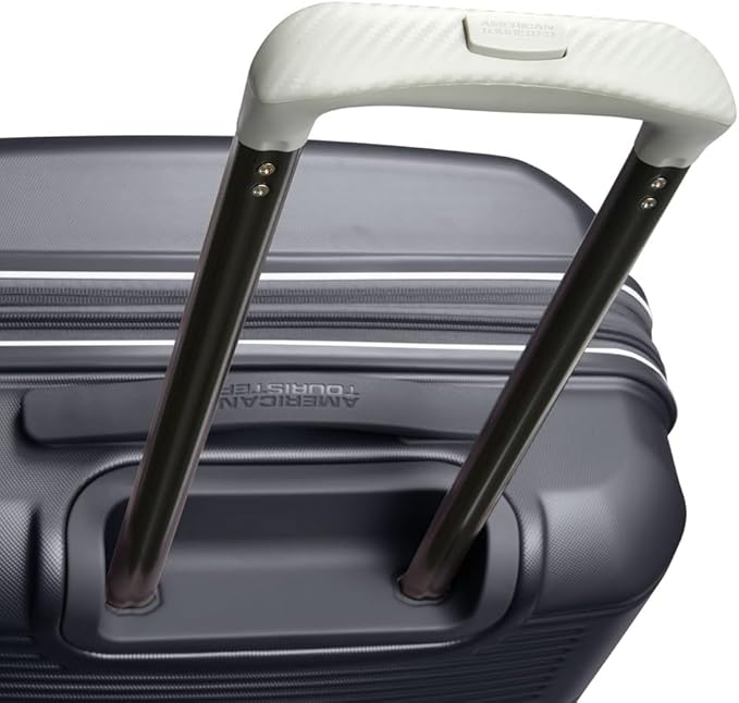 American Tourister Stratum 2.0 Expandable Hardside Luggage with Spinner Wheels, 2-Piece Set 20/28, Charcoal