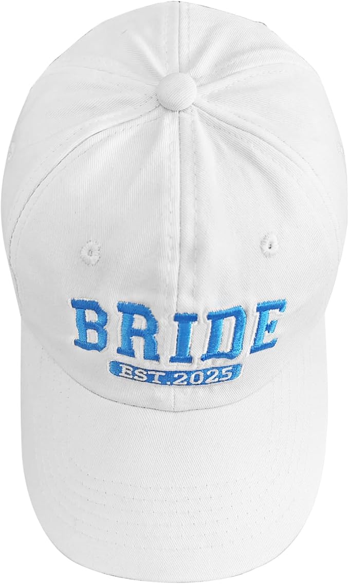 Bridal Shower Gifts for Bride Mother and Father, Adjustable Bride Hat for Wedding Engagement Bachelorette Party