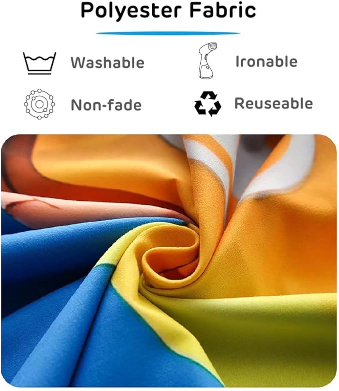 BELECO 5x5ft Fabric Custom Backdrop Customized Backdrop with Picture Logo Text Customize Your Design Personalized Background Banner for Party Decor Birthday Wedding Festival Photoshoot Props