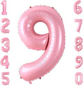Number 9 Balloon 40 Inch Pink Number Balloon Foil Mylar Alphabet Balloon for Birthday Wedding Baby Shower Party Large Number Balloon