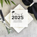 Personalized Graduation Party Disposable Napkins, Custom Grad Party Decor, Class Of 2025, Congratulations Grad, Gifts For Graduations Parties Style 3
