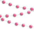 Honeycomb Ball Garland - 7', Lovely Pink, 1 Pc