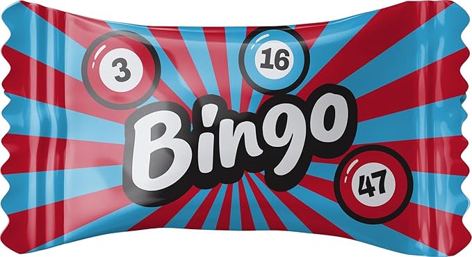 Party Sweets Bingo Buttermints by Hospitality Mints, Appx 300 mints, 7-Ounce Bags (Pack of 6)