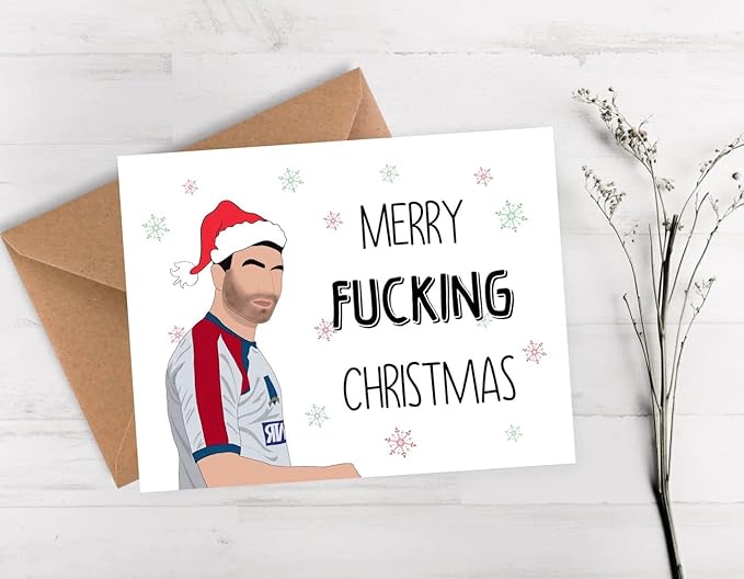BALOR Funny Christmas Card / merry christmas gift for him / happy holidays card for her / xmas card / funny christmas card for him