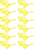 12/20Pcs Heart Shaped Sunglasses for Women, Party Favors Glasses for Wedding, Galentines, Valentines Decorations