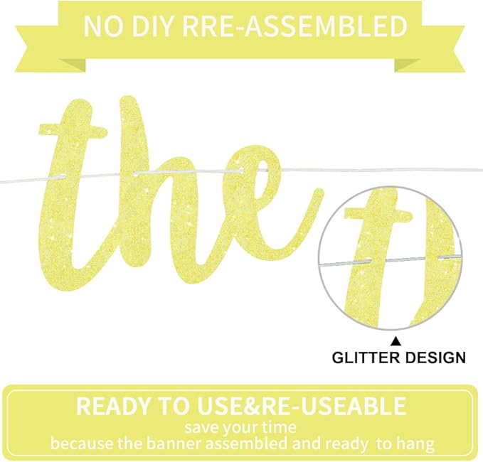 BEISHIDA Glitter Light Yellow The Beginning of A New Chapter Banner,Pre-Strung Farewell Book Themed Housewarming Party Congratulations Decorations,Going away party Garland,Graduation Sign 2026 Banner,retirement Supplies