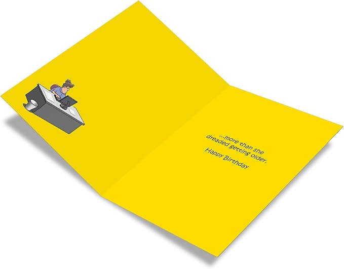 NobleWorks Hilarious Birthday Greeting Card with 5 x 7 Inch Envelope (1 Card) Bday Man-Kini Birthday Joke Paper Card 8286Z
