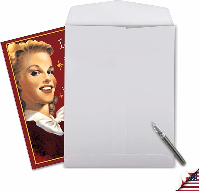 NobleWorks - Extra Large Funny Birthday Greeting Card 8.5 x 11 Inch with Envelope (1 Pack) Big, Jumbo Bday Salad For Dinner J9357BDG