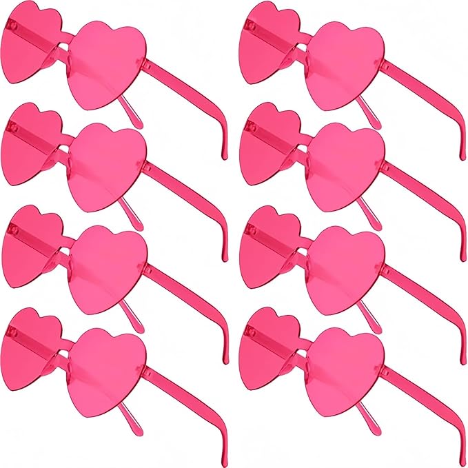 Heart Glasses Heart Shape Sunglasses for Valentine Mardi Gras Summer Women's Party Favor