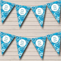 Blue Camouflage Personalized Birthday Party Bunting - Hanging Party Decoration - Birthday Party Banner Garland | Decorative Party Supplies