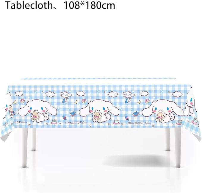 41 pcs Pink Cat Party Decoration Hello Cat Pink Kite Including 1pc Tablecover 20 pcs 7 inches Plates and 20 pcs 6.5 inches Napkins Cat Theme Birthday Party Decoration Favor Sets (41pcs blue)