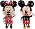 2pc Mickey Birthday Party Foil Balloons，Mickey Party Decorate Supplies