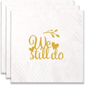100 Count of We Still Do Paper Napkins for Wedding Anniversary Party Decoration