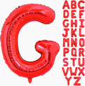 40 Inch Large Red Letter G Balloons Alphabet G Letter Balloons Foil Mylar Big Letter Balloons for Birthday Party Anniversary New Year Graduation Wedding Decorations