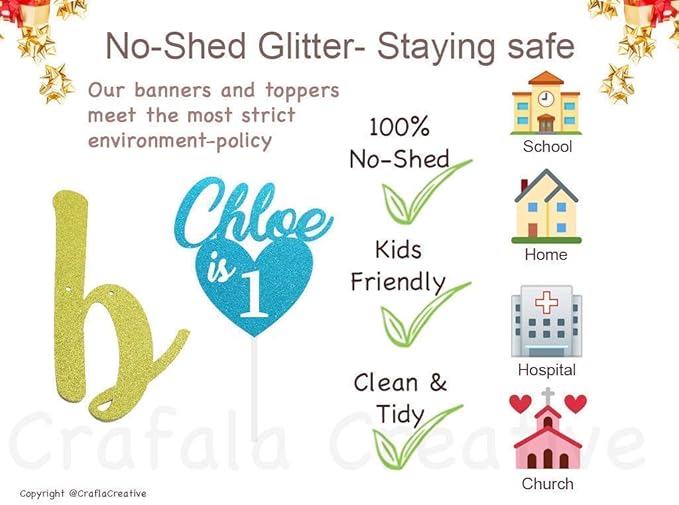 Custom Party Glitter Banner, Custom Glitter Garland, Birthday, Wedding Banner, Wedding Garland, Personalized, Golden