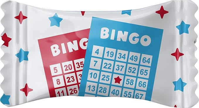 Party Sweets Bingo Buttermints by Hospitality Mints, Appx 300 mints, 7-Ounce Bags (Pack of 6)