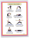 NobleWorks Jumbo Hilarious Birthday Greeting Card From Us 8.5 x 11 Inch with Envelope (1 Pack) Big, Jumbo Bday Midlife Yoga Poses J7312BDG-US