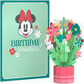 Lovepop Magical Disney Minnie Mouse 3D Pop-Up Birthday Card - for Him, Her, Kids, Boys, Girls, Men, Women - Floral Greeting Card - 5" x 7" - Envelope Included
