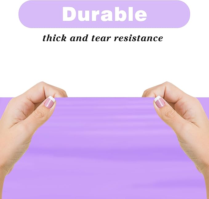 Kopokita 6PCS Light Purple Plastic Tablecloths 54 x 108 Inch, Disposable Table Cloths Rectangle Party Table Covers