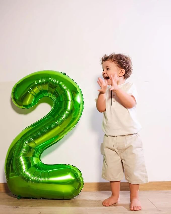 Light Green Number 6 Balloon 40 Inch, 6 Balloon Number, 6th Birthday Decorations, Light Green Party Supplies for Boys Girls