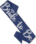 RhinestoneSash Something Blue for Bride - Navy Bridal Party Sash - Denim and Diamonds Bachelorette Party