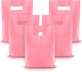 TOSPARTY 40PCS Pink Plastic Gift Bags Easter Candy Bag Die Cut Plastic Bags are Sturdy Party Assorted Easter Gift Bag