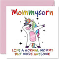 Stuff4 Birthday Cards for Mommy - Mommycorn - Mommy Mothers Day Card from Daughter Son, Happy Birthday Mommy, Mom Unicorn Birthday Card, 5.7 x 5.7 Inch Seasonal Mom Mama Mammy Funny Greeting Cards