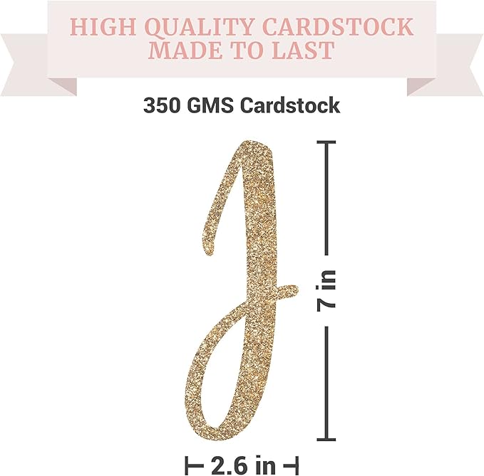 Pre-strung Just Married Banner - No DIY - Gold Glitter Wedding Party Banner in Script - Pre-strung Garland on 6 ft Strand - Gold Wedding Reception Party Decorations & Decor. Did We Mention No DIY