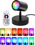 10W LED Spot Lights Indoor RGB Color Changing Uplighting with Remote, 120V Christmas Spotlight Plant Accent Light with Switch for Halloween Party Decoration, 5FT Code, 1 Pack
