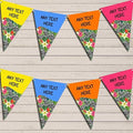 Paradise Hawaiian Beach Lei Tropical Personalized Birthday Party Bunting - Hanging Party Decoration - Birthday Party Banner Garland | Decorative Party Supplies